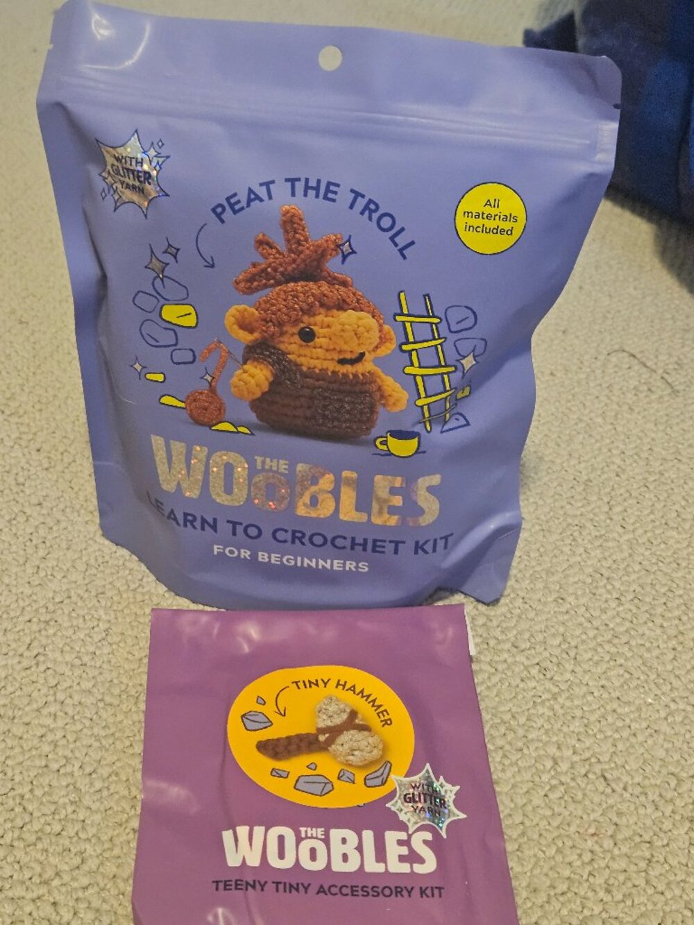 Beginners Crochet Kit - Peat the Troll